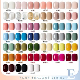 GAOY 42 Pcs Gel Nail Polish Kit, Black White Jelly Nude Pearl Glitter Colors All Seasons Gel Nail Polish Set with Glossy & Matte Top Coat and Base Coat for Salon and DIY Manicure at Home