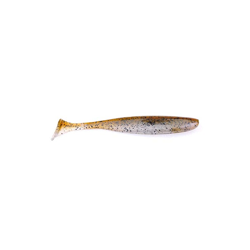KEITECH 414 414 Green Pumpkin Pepper Shad Easy Shiner Lures