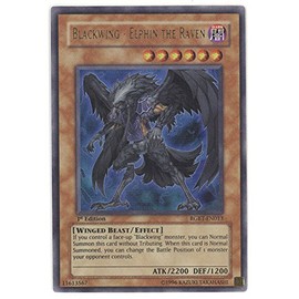Yu-Gi-Oh! - Blackwing - Elphin The Raven (RGBT-EN013) - Raging Battle - Unlimited Edition - Ultra Rare