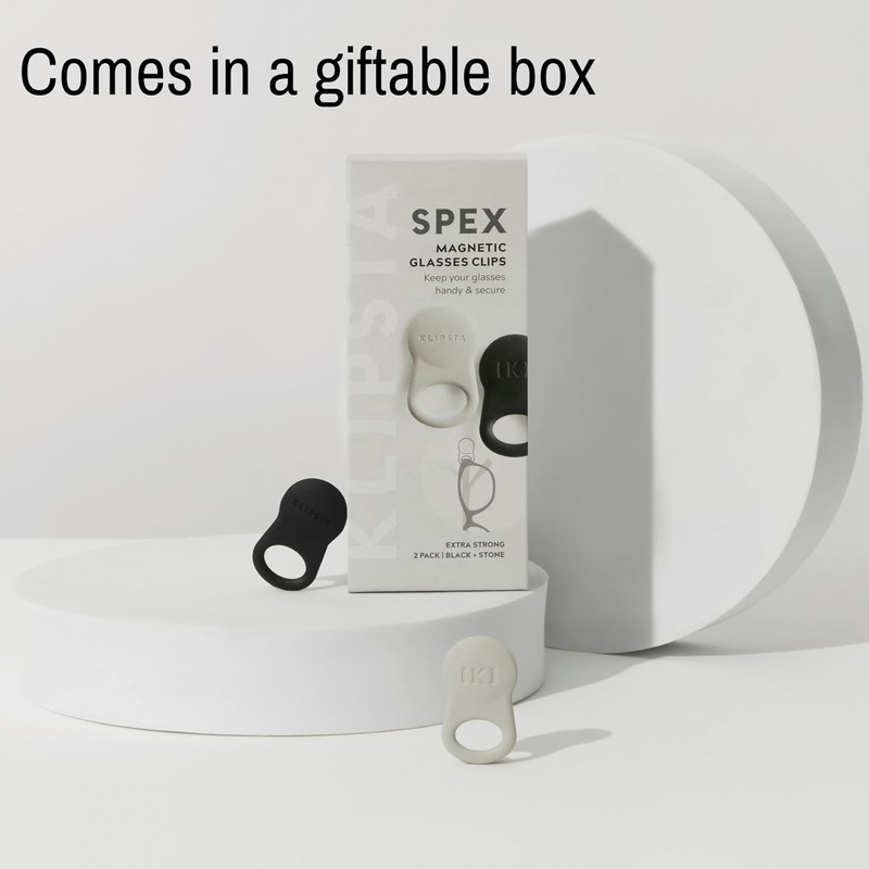 SPEX Clips para anteojos (paquete de 2) – Soporte magnético