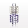 Qosina 17681 Male Luer Lock to Male Luer Lock Connector with One Rotating Collar
