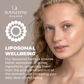 Bandini® Liposomal Vitamin C 1000mg | 180 Capsules | High Strength Ascorbic Acid, High Absorption & Bioavailability | Immunity, Energy, Skin Support - Boosts Collagen & Reduces Fatigue | Vegan