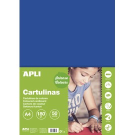 APLI 14243 – Dark Blue Card A4 170 g 50 Sheets