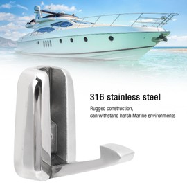 Folding Hooks, Wall Mount Coat Hook, Door Hanger Towel Robe Clothes Hooks, 316 Stainless Steel Wall Hooks for Boat Yacht RV Bathroom Kitchen