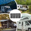 WADY RV Step Covers Non-Slip with Adjustable Buckle, Double-Layer Backing