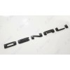 GMC 1pc Matte Black Rear DENALI Emblems Letters Fit 2021-2023