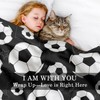 WFGUO Soccer Blanket, 40" x 50" Lightweight Soft Throw, Gifts