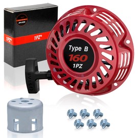 1PZ JP4-GX6 GX120 GX160 GX200 Recoil Starter Pull Starter Honda 5.5HP / 6.5HP Engine Parts Tiller Generator Wood Splitter Cup with M6*8 Phillips Screws