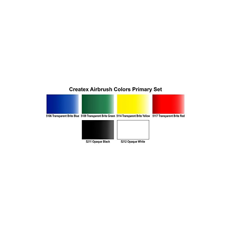 Createx 5801-00 Airbrush Paint Set, Multicolor