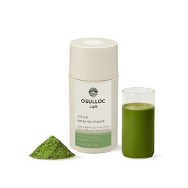 Osulloc Polvo de matcha OSULLOC (sin azúcar), té verde puro de hoja orgánica premium (USDA) de Jeju, 40 g                                             