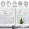 LEMON CLOUD Window Film, Decorative Window Privacy Film, 3D Stained