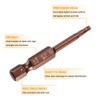 sourcing map Hex Head Wrench Drill Bit 2.5mm(H2.5) Metric 1/4"