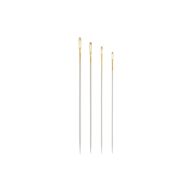 Clover 57-070 French Embroidery Needles, Assorted No. 7-10, Pack of