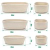Vivi Bakie Storage Basket 3-Piece Set Cotton Rope Stackable Braided