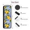 Cotsena Bright Lemon Porcelain Refrigerator Door Handle Covers Set of