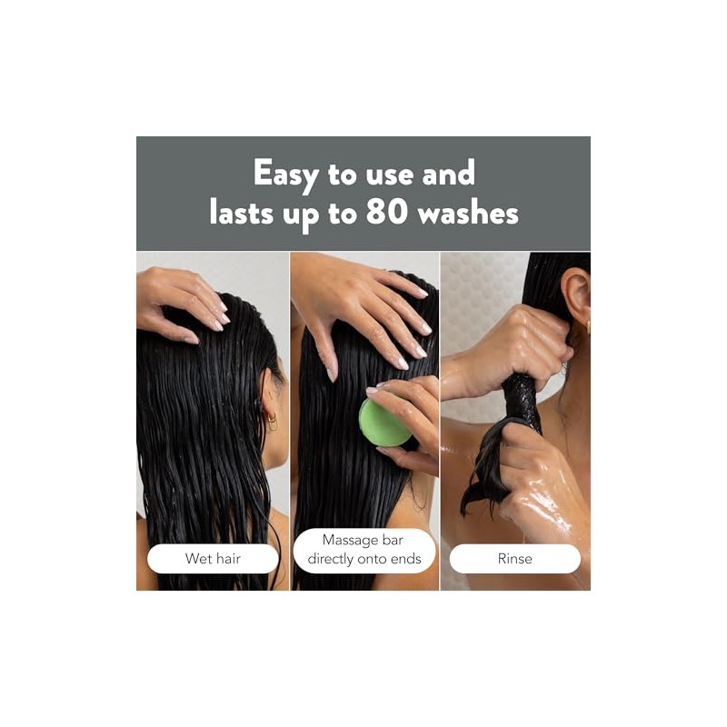 Ethique In The Buff Unscented Conditioner Bar for Sensitive Scalps