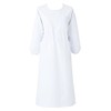 Medical Uniform Kazen Preventive Clothes, 3/4 Sleeve, White, LL