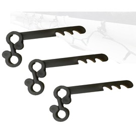 Gutter Brush Clips [50 Pack]- Keeps Leaf Guard Brush in Place and Christmas Light Gutter Clips, Gutter Mesh Clips (50)