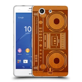 Head Case Designs Wooden Gadget Soft Gel Case for Sony Phones 1