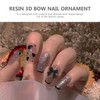 100pcs Bow Nail Art Charms Manicure Decors Delicate Bow Nail