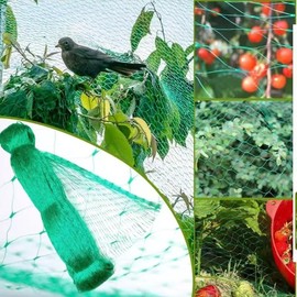 Bird Netting for Garden 4x20m(13.1x65.6ft) Protect Vegetable Plants and Fruit Trees - 0.6 in Mesh Plastic Trellis Netting for Birds, Deer,Squirrels and Other Animals