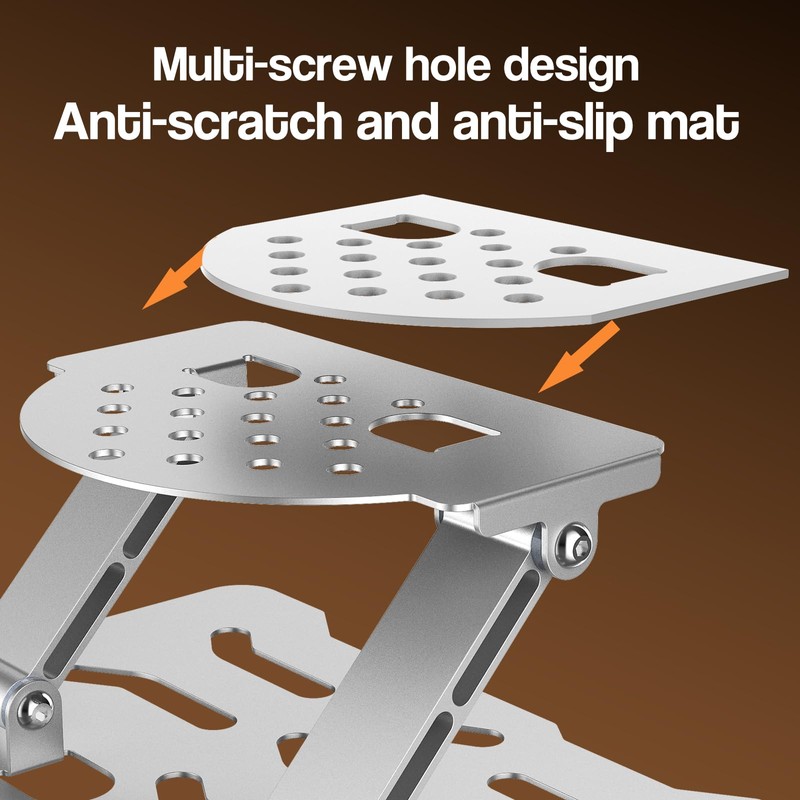 DAWASAPAT Mini Desktop Projector Stand Adjustable Table Mount with 1/4"