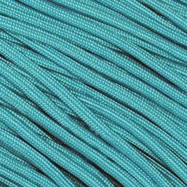 The Paracord Store | Type III 550 Paracord - 100 FT Hank, Turquoise | Heavy Duty 7 Strand Tactical Paracord - USA Made Nylon Outdoor Parachute Cord for Camping, Fishing & More - Survival Cord