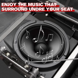 A & UTV PRO Subwoofer Box for Can Am Maverick X3 2017-2023 All Model, 10" Under Seat Speaker Pods Enclosures Mount Kit Accessories, Passenger or Driver Side, 1PC