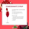Monin - Pomegranate Syrup, Tart and Sweet, Great for Cocktails