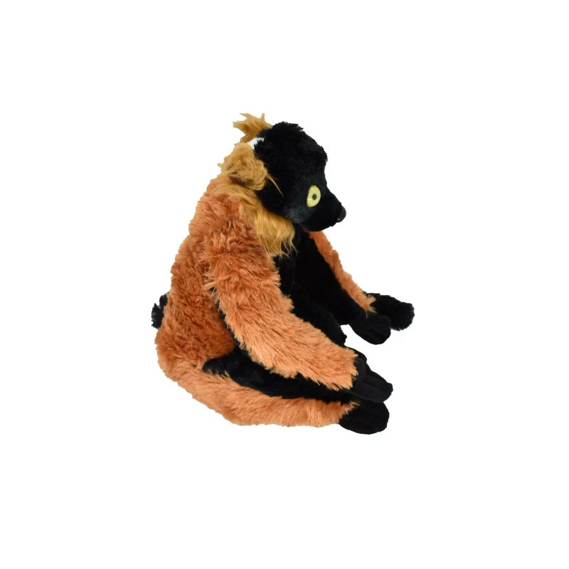 K&M CUDDLEKINS Lemur Red-ruffed Cute Soft Stuffed Realistic Plush Animal,