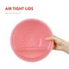 BoxedHome BPA Free Plastic Round Mixing Bowl with Lids, 12