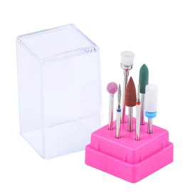 Nail Drill Bit Set Electric Manicure Set Electric Nail Drill Electric Nail Files Manicure Pedicure Home Salon 7 Pieces
