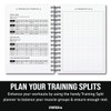GYMTIER Workout Training Journal - A5 Gym Fitness Log Diary