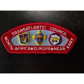 Boy Scout  1970's Transatlantic Council Shoulder Patch. MINT Condition.
