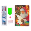 Craft Buddy Crystal Art/Diamond Painting Decorative Notebook Set (Santa's List)