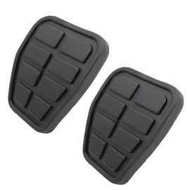 Papakesue 2Pcs 321721173 Rubber Brake Clutch Pedal Pad Cover, Pedal Pad Cover Compatible with VW Jetta Golf Mk2 Mk3 Passat B2 B3 B4 Polo Mk2 Mk3