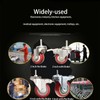 Heavy Duty Stem Caster Wheels Double Bearing PU Castors No