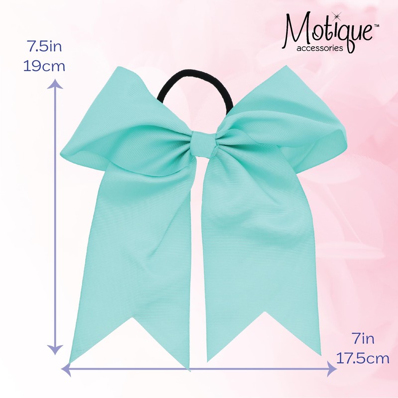 Jumbo Bow Pony with Tails (Mint)
