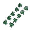 100Pcs Gardening Fixed Cross Clip Plastic Plant Buckle Clamp Clip