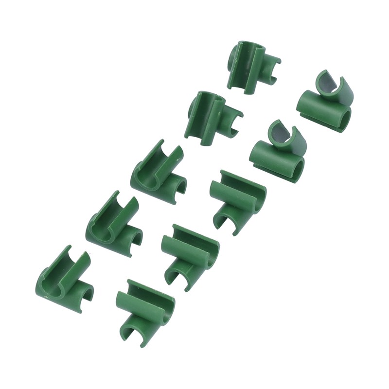 100Pcs Gardening Fixed Cross Clip Plastic Plant Buckle Clamp Clip