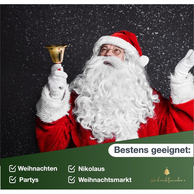 Christmas Bell, Gold Bell - Accessory for Santa Costume, Santa