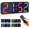 Koolertron Digital Wall Clock, Large Display, LED Clock with Remote