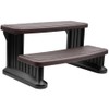 Carefree Stuff® Two-Toned Espresso Hot Tub Spa Side Step, 2-Tier