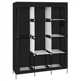 71" Portable Closet Wardrobe Clothes Rack Storage Organizer with Shelf Furniture