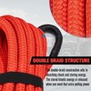 FieryRed Kinetic Recovery Rope Kit with 2 Soft Shackles, 7/8