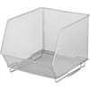 YBM HOME Mesh Stacking Bin Storage Containers for Kitchen Pantry,