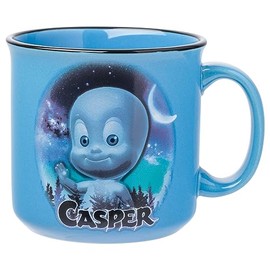 Silver Buffalo Casper the Friendly Ghost - Taza de cerámica para campista (20 oz)