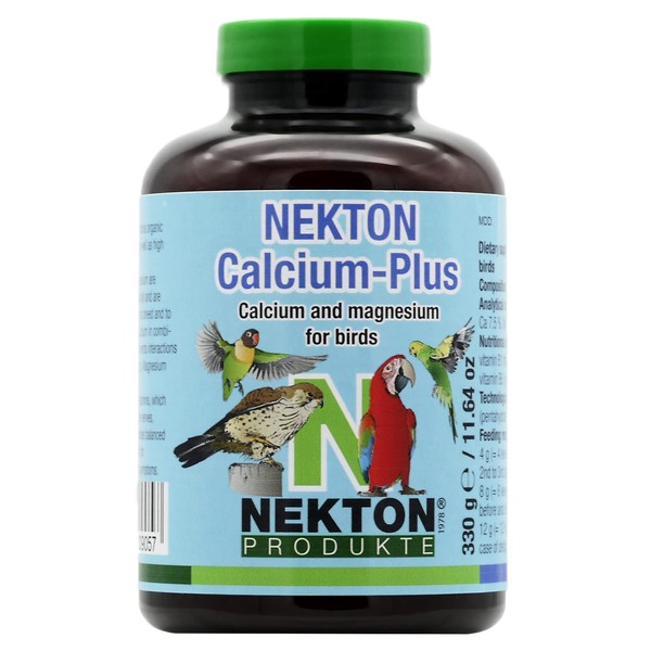 Nekton Calcium Plus - Calcium with Magnesium & Vitamins, White, 330g/11.64 oz