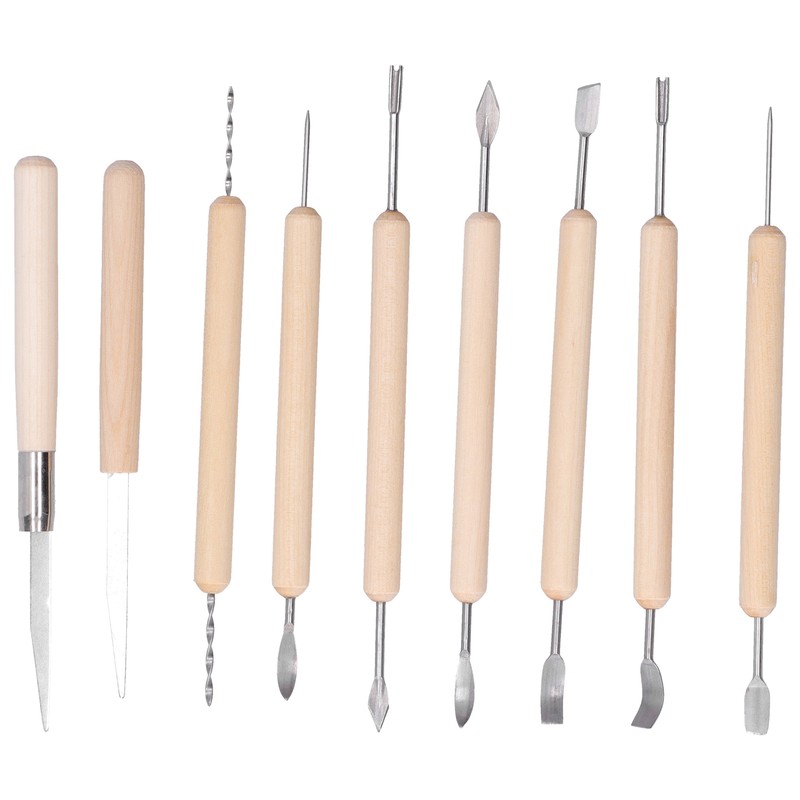 31Pcs Pottery Tools Set Soft Clay Sculpting Carving Trimming Knife
