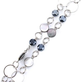 LUXIANDA elegance Badge Lanyards ID Necklaces ID Badge Holder for,nurses and other OL Stainless steel chain